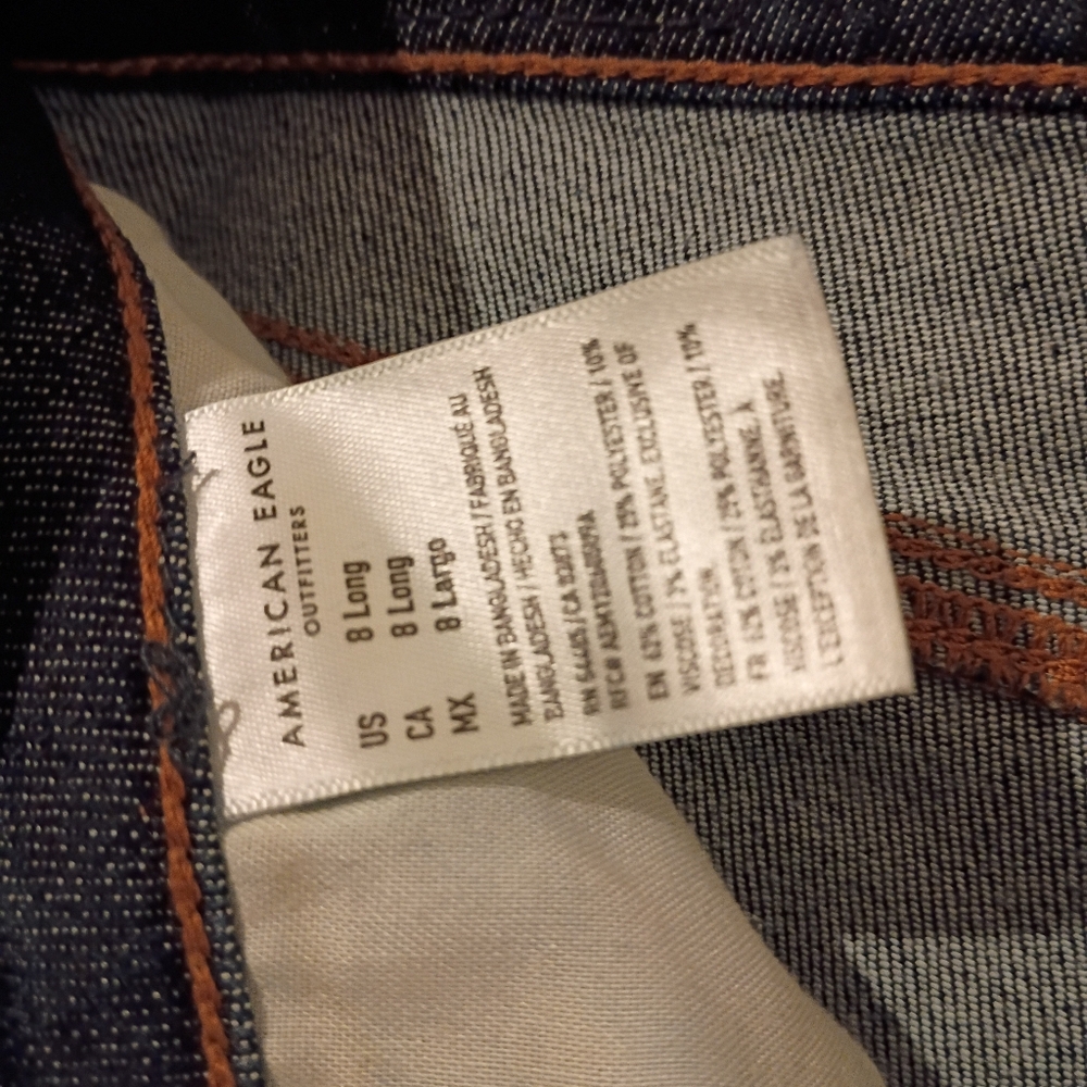 American Eagle 🦅 Dark Blue High Rise Jeggings - Picture 4 of 4